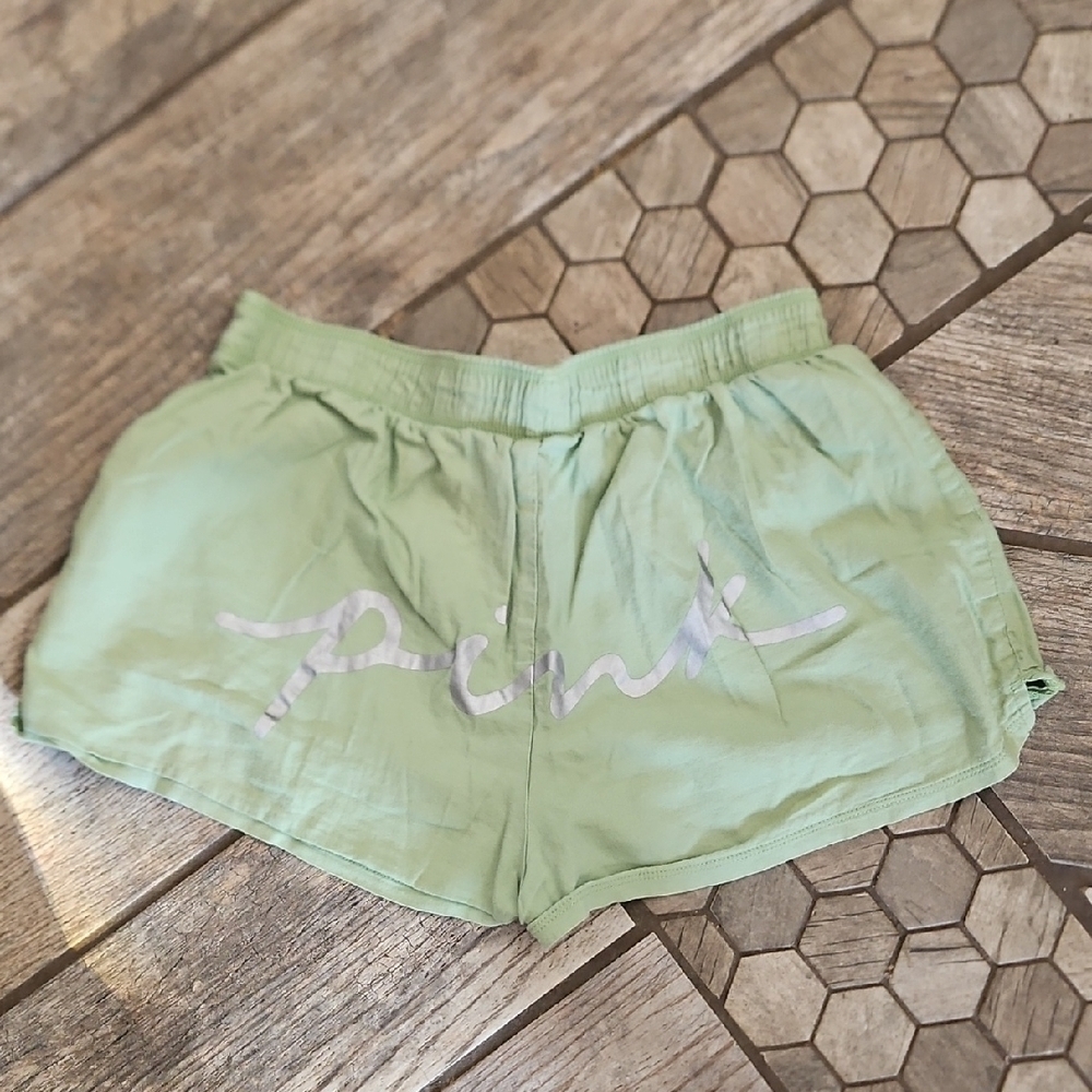 PINK Victoria's Secret Women's Green Shorts